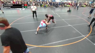 165 lbs Champ. Round 2 - Isaiah Day, Eagles Wrestling Club vs Talon Binder, Fremont Wrestling