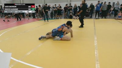 132 lbs Champ. Rd Of 16 - Jace Jackson, Grapevine Wrestling Club vs Rocco Alvarez, Conquistadores Wrestling Club