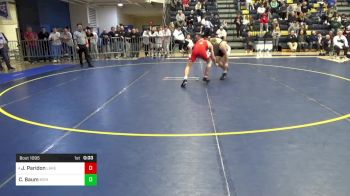 133 lbs Consy 8 - Jayce Paridon, Lake Highland Prep-FL vs Camden Baum, Bishop McDevitt
