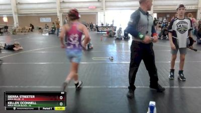 85 lbs Round 3 (6 Team) - Kellen Oconnell, Ninja Killer Black vs Sierra Streeter, Ninja Killer