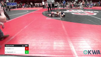 52 lbs Consi Of 8 #2 - Jack Crain, Skiatook Youth Wrestling vs Dwight Gammill, Raw Wrestling Club