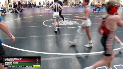 105 lbs Semis (4 Team) - Lucas Overkamp, St. Charles vs Zander Rahe, Waseca