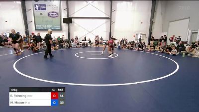 56 kg Semifinal - Smiyah Rahming, MGW Death By Chocolate vs Marlena Macon, WOW