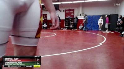 215 lbs Champ. Round 1 - Camden Shelton, Alexandria Wrestling Academy vs Statton Ault, McCutcheon High School