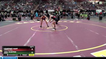 126 lbs Cons. Round 7 - Zion Rushton, McCall vs Courtney Hunt, American Falls