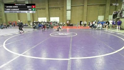 125 lbs Cons. Round 4 - Abby Albright, Frontenac vs Jayden Jones, Omaha Westside