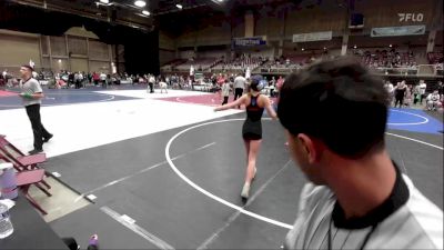 101 lbs Semifinal - Hadley Stokes, Pikes Peak Warriors vs Gionna Duran, Duran WC