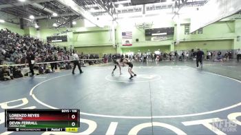 106 lbs Cons. Semi - Devin Ferrall, CANOGA PARK vs Lorenzo Reyes, SAN PEDRO