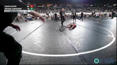 49 lbs Semifinal - Eagan Luxton, Raw Wrestling Club vs Michael Cawthorne, Tiger Trained Wrestling