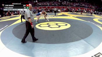 G-155 lbs Quarterfinal - Lori Grimes, G-Marysville vs Vivi Legato, G-Archbold