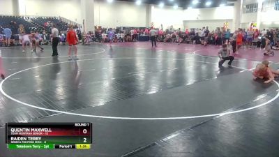 120 lbs Round 1 (10 Team) - Quentin Maxwell, Team Montana Senior vs Raiden Terry, Seneca Fighting Irish