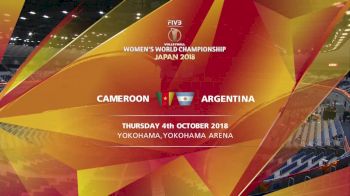 CMR vs ARG | 2018 FIVB Women's World Championships