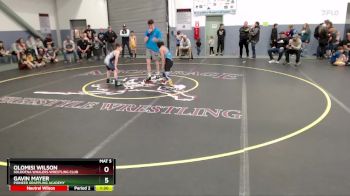 77 lbs Quarterfinal - Olomisi Wilson, Soldotna Whalers Wrestling Club vs Gavin Mayer, Pioneer Grappling Academy