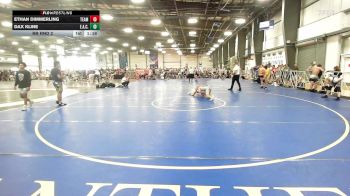 132 lbs Rr Rnd 2 - Ethan Dimmerling, Team Germantown vs Dax Kline, Elite Athletic Club D.Z.