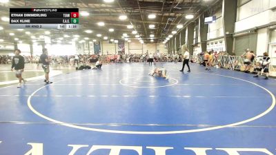 132 lbs Rr Rnd 2 - Ethan Dimmerling, Team Germantown vs Dax Kline, Elite Athletic Club D.Z.