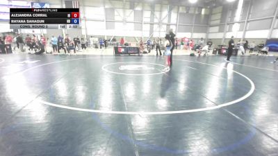 U23 Women - 50 lbs Cons. Round 5 - Alejandra Corral, HI vs Rayana Sahagun, ND
