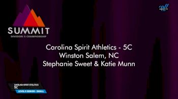Carolina Spirit Athletics - 5C [2025 L5 Senior - Small Semis] 2025 The D2 Summit