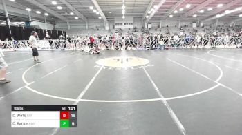 105 lbs Rr Rnd 3 - Christian Wirts, Team 922 vs Colln Bartos, Ragin Raisins Catawba