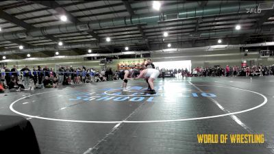 285 lbs Quarterfinal - Lane Runnels, Coweta Tiger Wrestling vs Kendrick Vande Velde, Ogden's Outlaws Wrestling Club