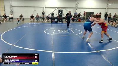 250 lbs Round 1 (8 Team) - Caleb Semon, Missouri Red vs Kade Calderon, Washington