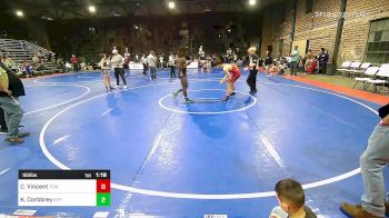155 lbs Final - Cannon Vincent, Team Conquer Wrestling vs Kehlan Corbbrey, Tulsa Blue T Panthers