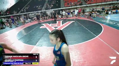 116 lbs Round 3 (8 Team) - Aleia Apostol, Hawaii vs Irina Paloney, Oregon White