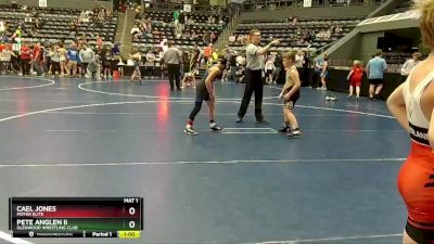 80 lbs Quarterfinal - Cael Jones, Moyer Elite vs Pete Anglen Ii, Glenwood Wrestling Club