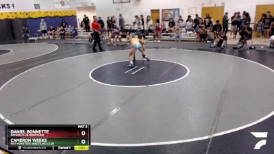 106 lbs Champ. Round 1 - Daniel Bonnette, Payson Club Wrestling vs Cameron Weeks, Mat Monsters Wrestling Club