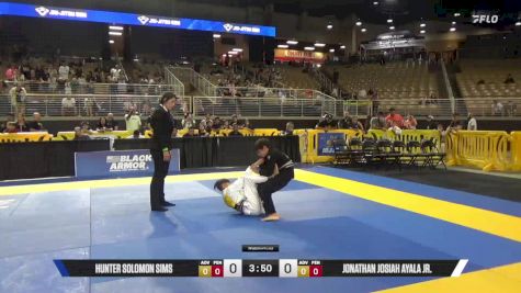Jonathan Josiah Ayala Jr. vs Hunter Solomon Sims 2025 Pan Kids Jiu-Jitsu IBJJF Championship