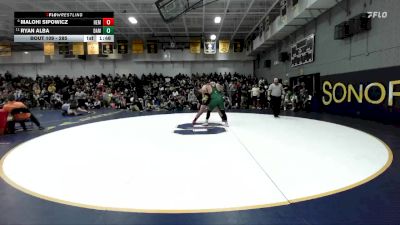 285 lbs Champ. Round 1 - Ryan Alba, Damien vs Malohi Sipowicz, Hemet