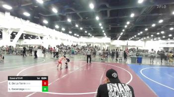 43 lbs Consi Of 8 #1 - Edward De La Torre, Desert Dogs WC vs Levi Escarcega, Manu WC