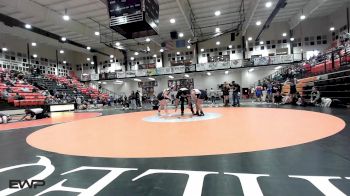 155 lbs Semifinal - Kynzie Kelly, Broken Arrow JH Girls vs Kamyra Hill, McAlester High School Girls