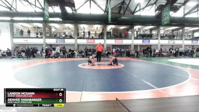 95-102 lbs Round 2 - Landon McGann, Dwight Wrestling Club vs Denver Hanabarger, Sauk Valley Wrestling