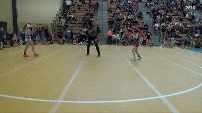 90 lbs Cons. Semi - Claire Rooney, Outlaw Wrestling Club vs Addie Lunn, BigWater