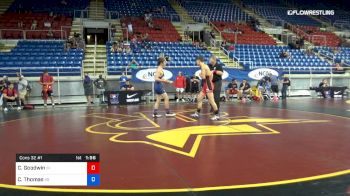 145 lbs Cons 32 #1 - Cody Goodwin, Indiana vs Cash Thomas, Kansas