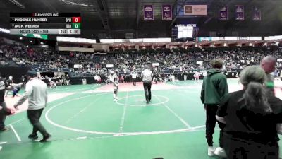 164 lbs Quarterfinal - Phoenix Hunter, CPWA vs Jack Weimer, SGO1