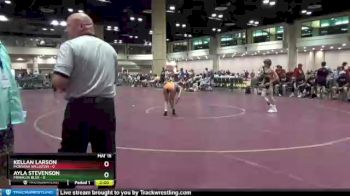 106 lbs Round 2 (8 Team) - Ayla Stevenson, Franklin Blue vs Kellan Larson, Montana Williston