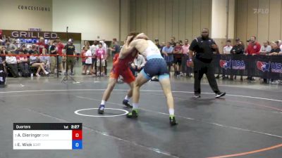 79 kg Quarters - Alex Dieringer, CKWC/ TMWC vs Evan Wick, SoCal RTC/ TMWC