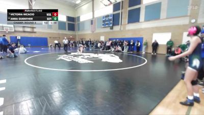 120lbs Champ. Round 4 - Anna Guenther, Napavine (Girls) vs Victoria Nicacio, Washougal (Girls)