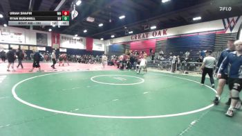 190 lbs Cons. Round 3 - Ryan Bushnell, Riverside Poly vs Uriah Shafir, Whittier