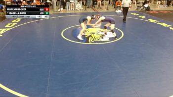 100 lbs Champ. Round 3 - Isabella Datil, Addison (A. Trail) vs Madilyn Becker, Unattached