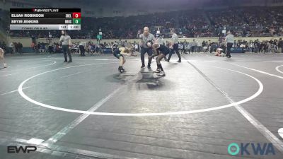 84 lbs Consi Of 8 #2 - Elijah Robinson, Shelton Wrestling Academy vs Bryir Jenkins, Brushy Wrestling Club