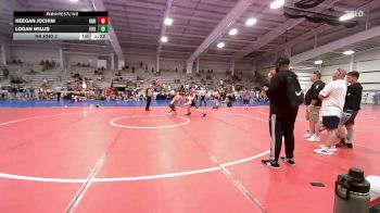 145 lbs Rr Rnd 2 - Keegan Jochim, Indiana Outlaws Gray vs Logan Willis, Evil Empire