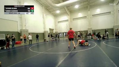 96 lbs Cons. Round 4 - Ryker Olsen, Northside Wrestling Club vs Drew Cannon, Team Prestige Wrestling