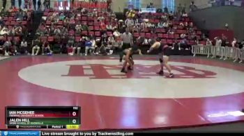 152 lbs Quarterfinal - Ian McGehee, Memphis University School vs Jalen Hill, Webb School Of Knoxville