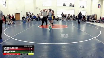 126 lbs Cons. Round 4 - Laneshia Boone, Franklin vs Graycie Babb, New Kent