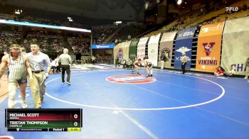 157 Class 2 lbs 5th Place Match - Tristan Thompson, Cassville vs Michael Scott, Odessa