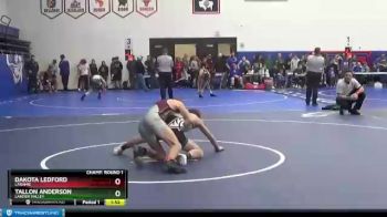 132 lbs Champ. Round 1 - Dakota Ledford, Laramie vs Tallon Anderson, Lander Valley