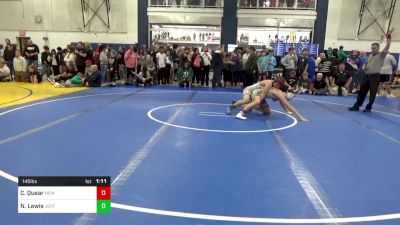 145 lbs Round Of 16 - Cameron Quear, New Castle vs Nathanial Lewis, Jefferson Area