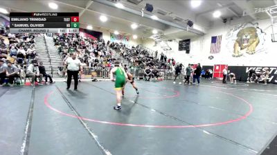 120 lbs Champ. Round 2 - Emiliano Trinidad, Tustin vs Samuel Olivier, Notre Dame